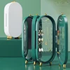 Jewelry Storage Box Make Up Organizer  Multi Layer Dust Proof Earrings Ring Necklace Display Frame Women's 3