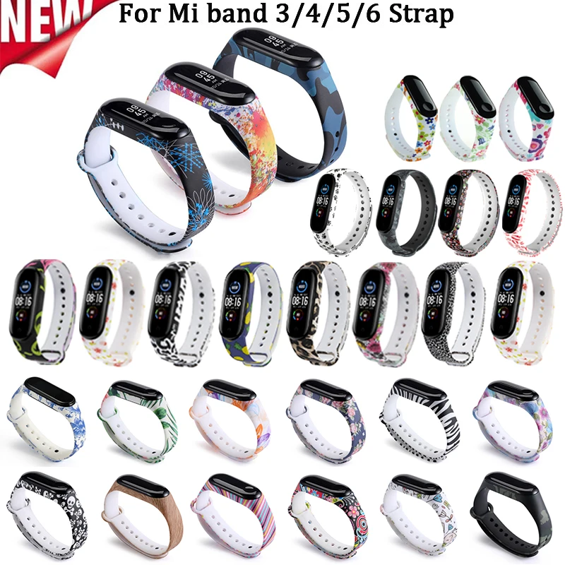

Ремешок силиконовый для Xiaomi Mi Band 7 6 5 4 3, сменный Браслет Для Xiaomi Band 7 MiBand 4 3, цветной ремешок из ТПУ