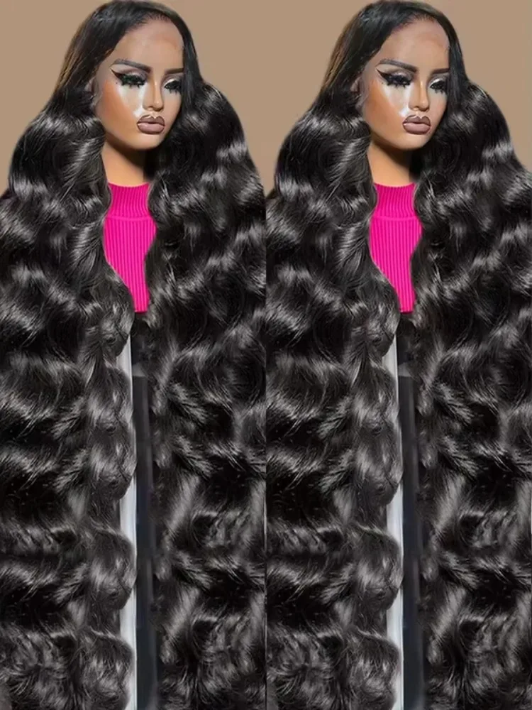 30 40 Inch Body Wave 13x6 13x4 HD Lace Frontal Wig Human Hair Brazilian Pre Plucked For Women 5x5 Glueless Human Hair Wig