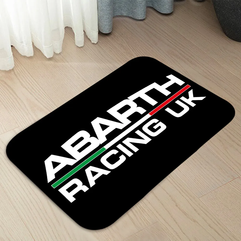 Abarth Themed Entrance Doormat – Modern Home & Bathroom Decor Rug
