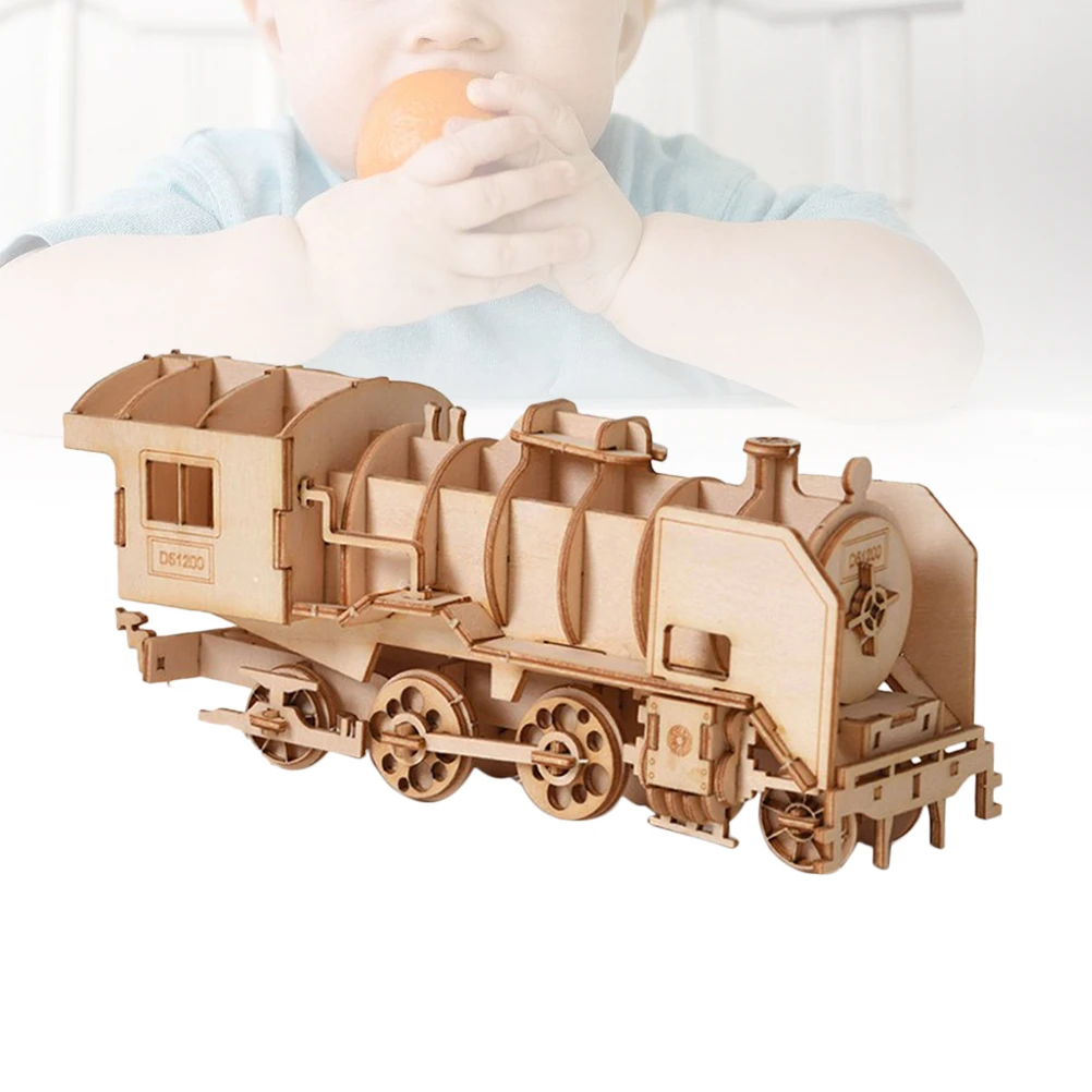 1pc Puzzle Set Steam Train Model 