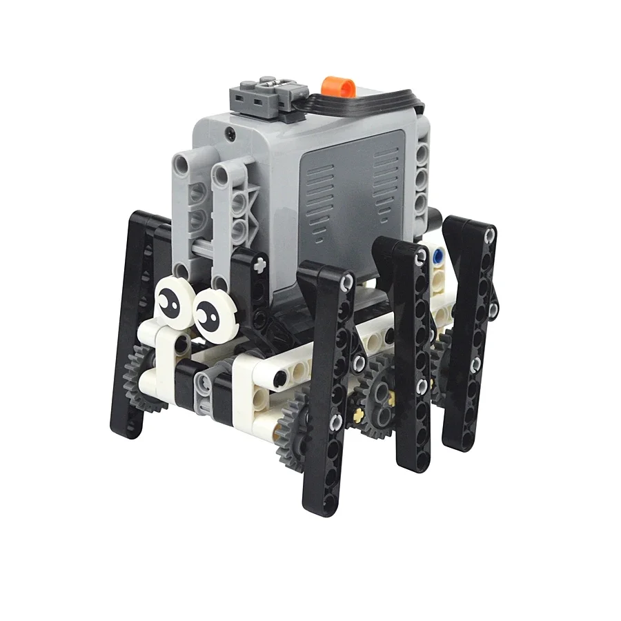 MOC Technical Bionic Spider Walking Robot Building Blocks Power