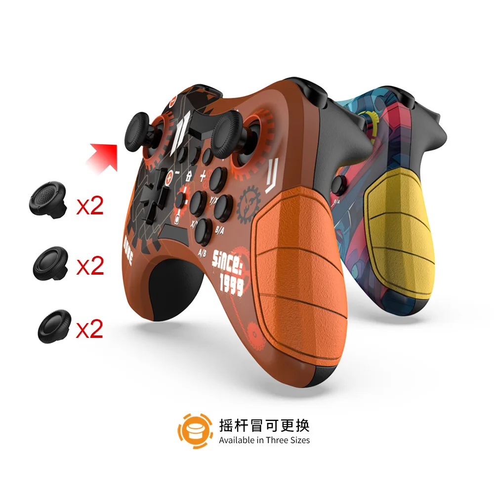 TY-3839 Wireless Bluetooth Hall linear joystick Gamepad For switch/PS3 android IOS Win7 PC Game Controller Mechanical key press