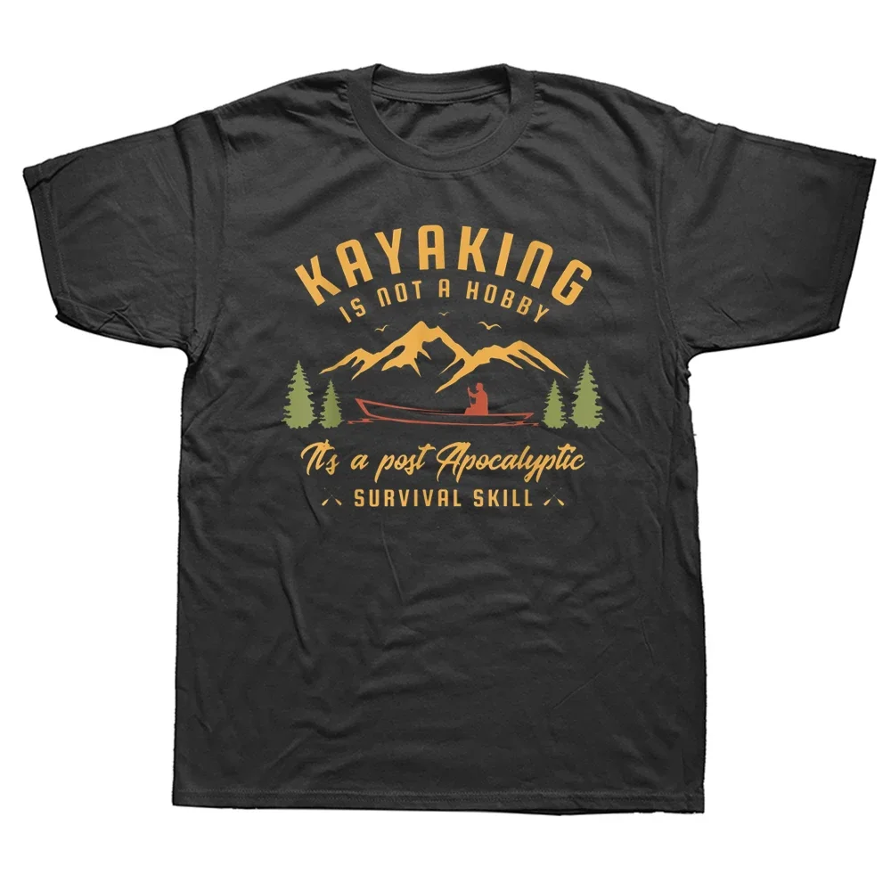 Lustige Kajak Kajak T-Shirts Grafik Baumwolle Streetwear Kurzarm Geburtstags geschenke Sommer Stil T-Shirt Herren Kleidung