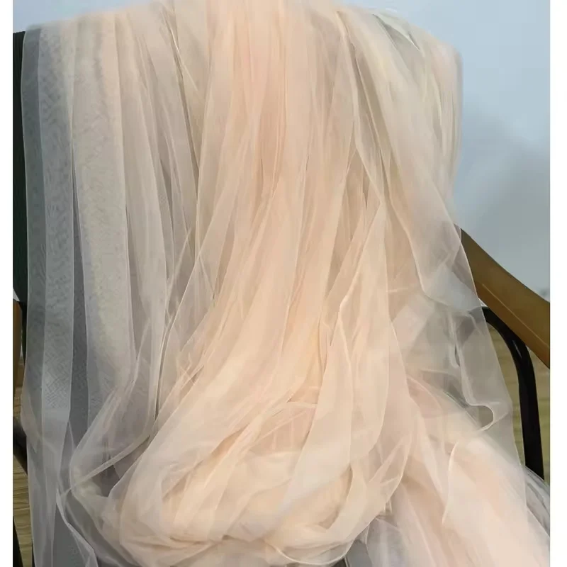 Elegant Yellow Soft Tulle Fabric for Weddings and Formal Events
