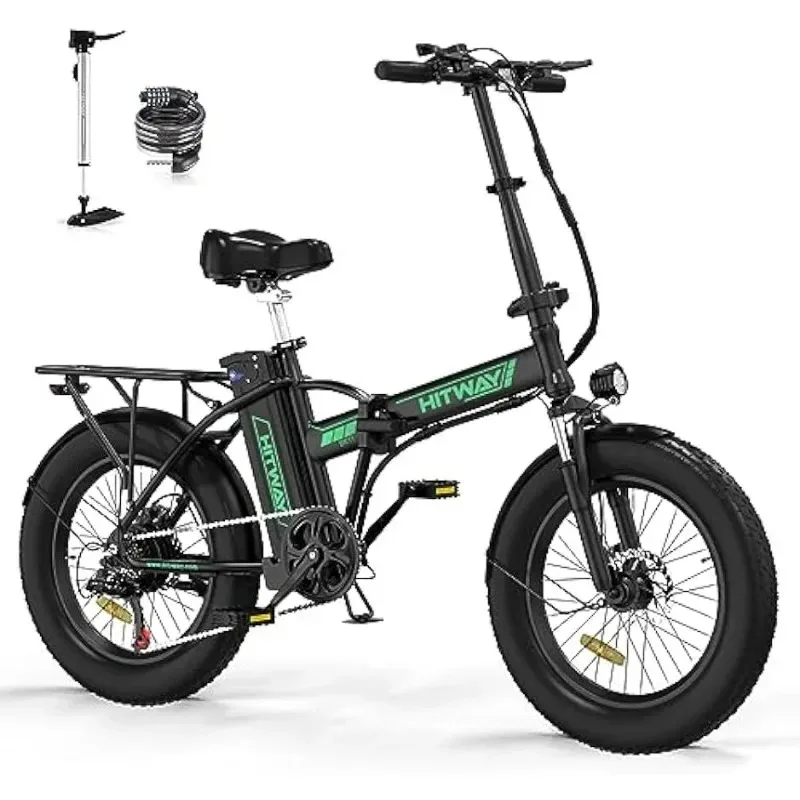 

Electric Bike for Adults, 20" x 4.0 Fat Tire Ebike with 750W Motor, 48V/15Ah Foldable Electric Bike, E Bike Long Range for