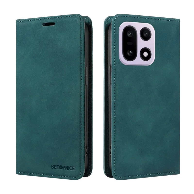 Luxury Magnetic Wallet Leather Phone Case with 360° Protection and Holder