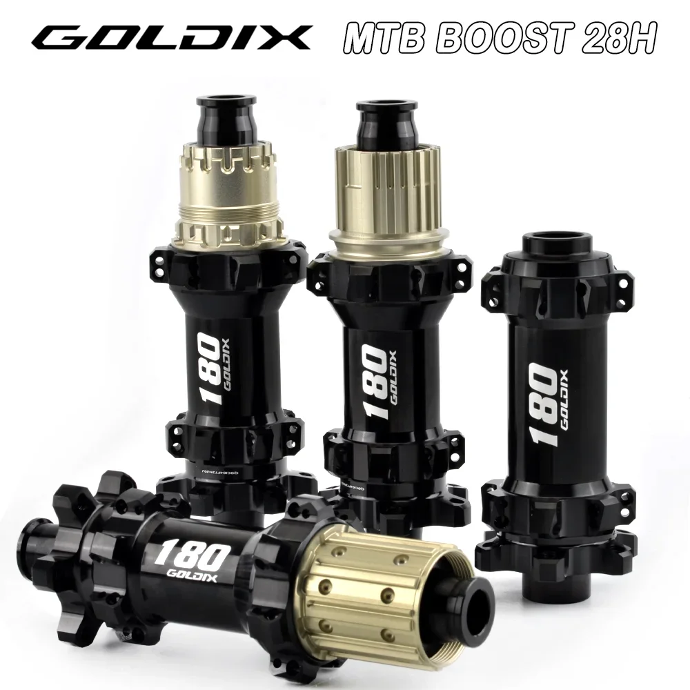 Goldix M180 Mtb Boost Hub 6-B Disc 28H Exp Ratchet 52T Mountain Xd Class Bike Hub Per Shimano Sram 11 12 Velocità