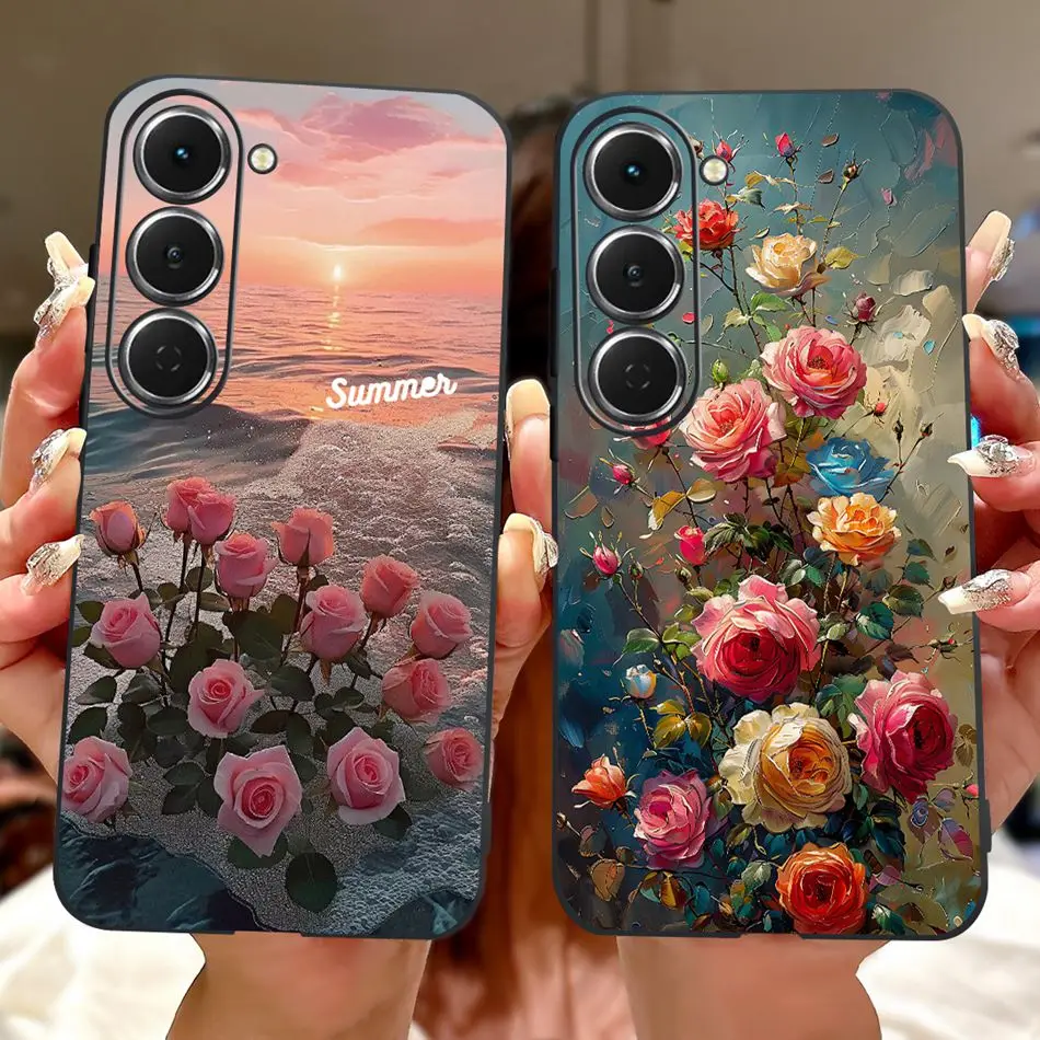Elegant Floral Butterfly Phone Case - Soft Silicone TPU Cover