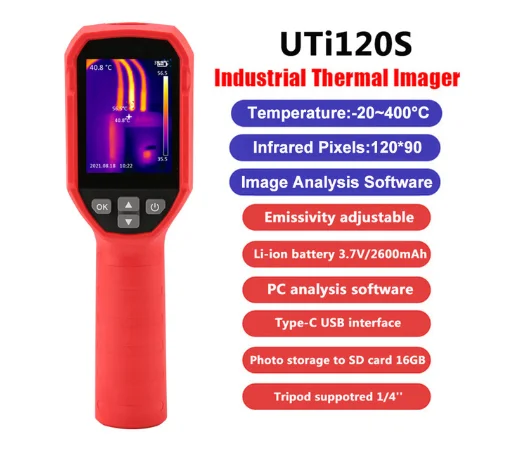 

Отправка из России ES Инфракрасный Тепловизор UTi120S печатная плата промышленное тестирование напольная нагревательная трубка тестирование температуры камеры