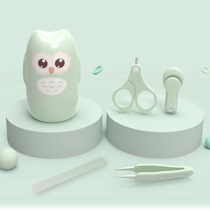 Newborn Baby Nail Scissor Baby Nail Care Tool Kid Safe Portable Clipper Trimmer File Tweezer With Box Children Manicure Kit nail clipper nail care kit nail trimmer