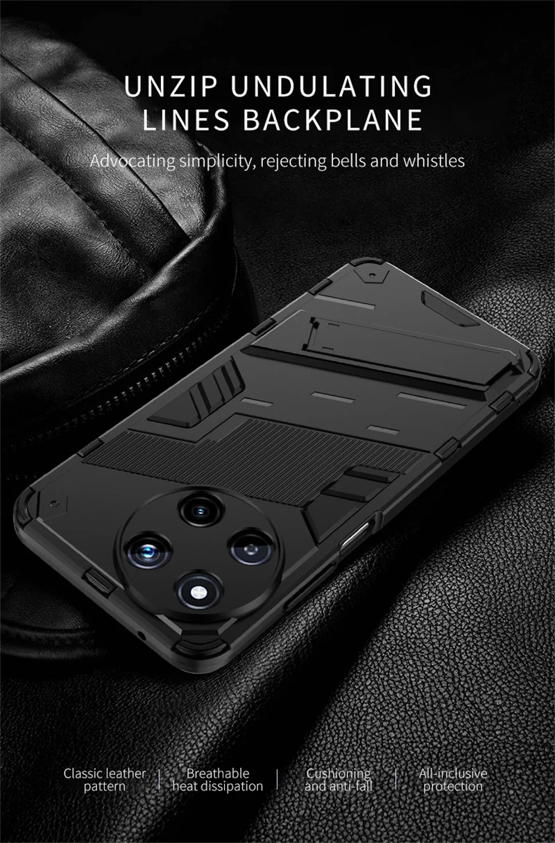 حافظة هاتف مدرعة مغناطيسية لهاتف Oppo ، Realme 11 ، 4G ، حامل مضاد للصدمات ، غطاء خلفي ، حامل مغناطيسي للسيارة ، Realme 11