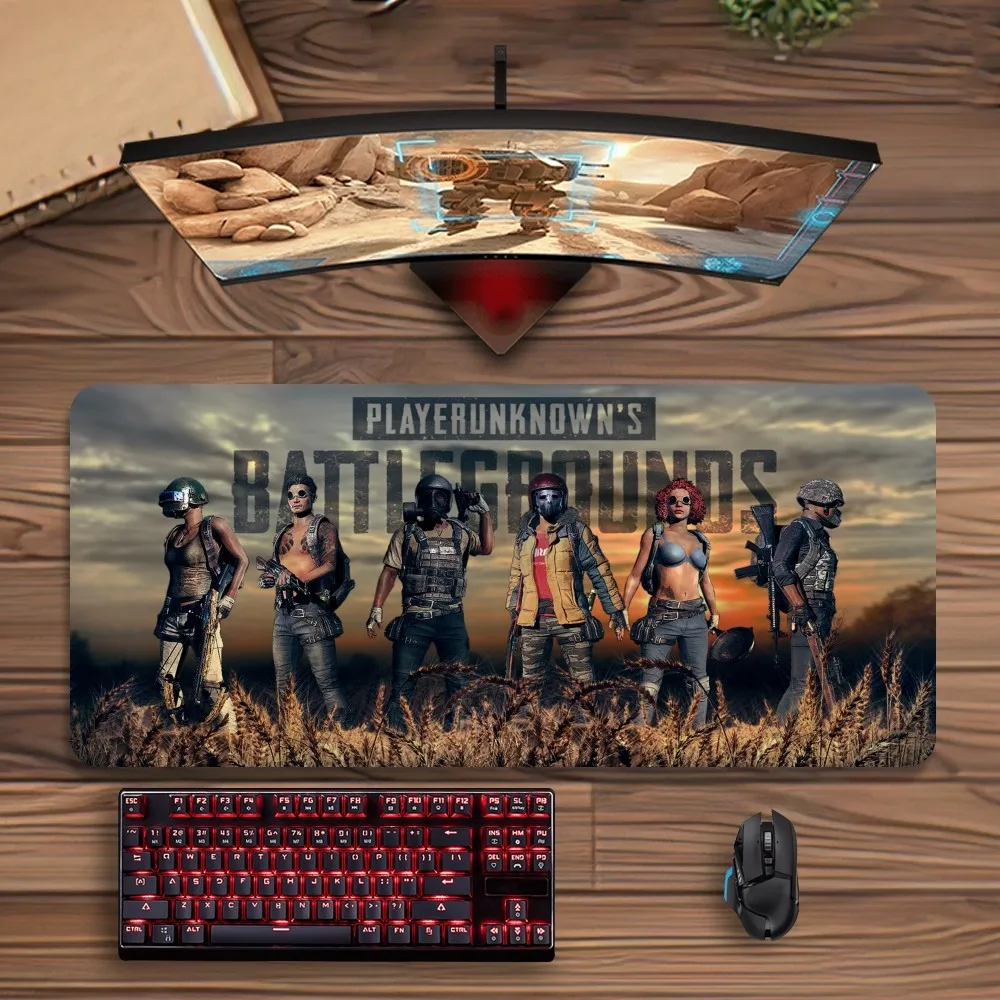 P-PUBG cool Mousepads Monster Large Mouse Mat Big Desk Pad Non Slip Rubber Mouse Pad Big Keyboard Mats Mouse Pad 2
