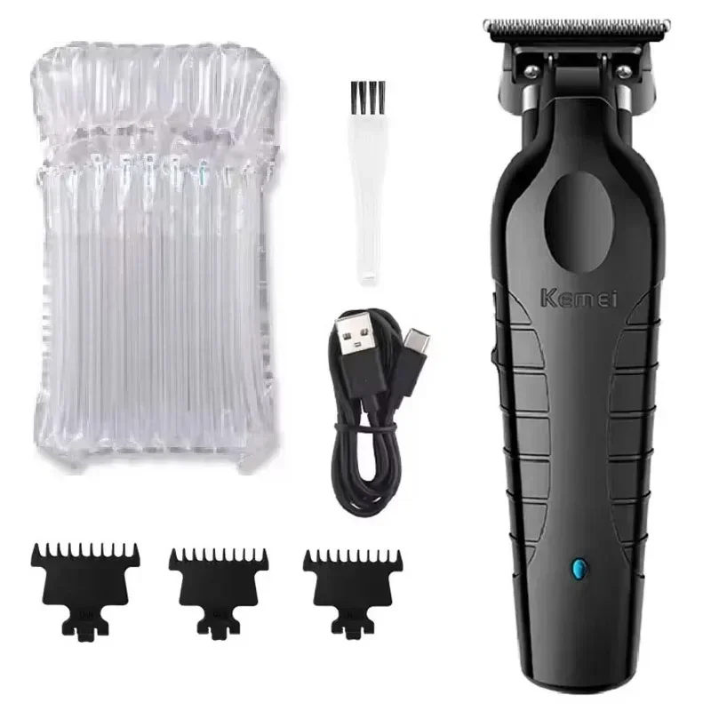 Kemei المهنية مقص الشعر للرجال قابل للتعديل اللحية...