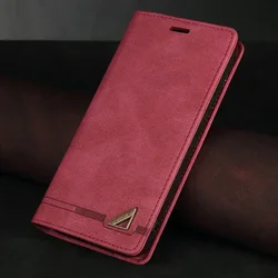 Luxury Leather RFID Wallet Case – Elegant Protective Cover for Sony Xperia 10 VI (Red)