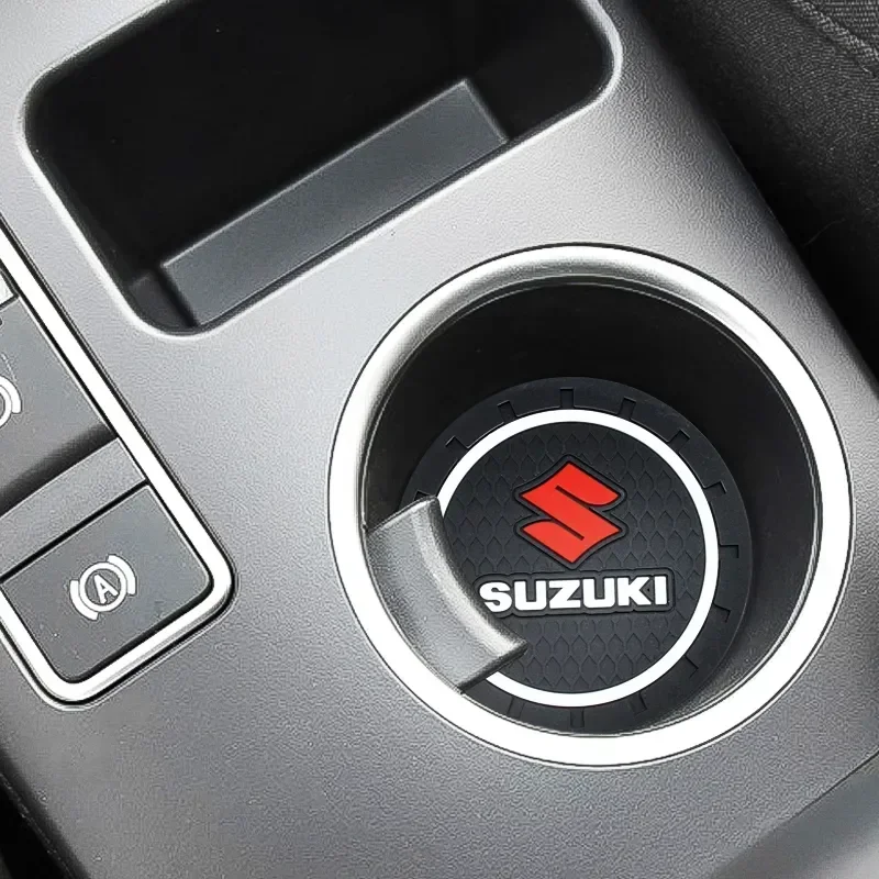 Car Interior Water Coaster Silicone Pad Car Anti-dirty Pad for Swift SX4 Jimny Samurai Vitara xl Alto Liana Accessories