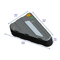 Batterie Triangle Ebike 48V 25AH 52v batterie électrique Triangle Lithium ion batterie haute capacité pour moteur 1800W 1500W 1000W 2