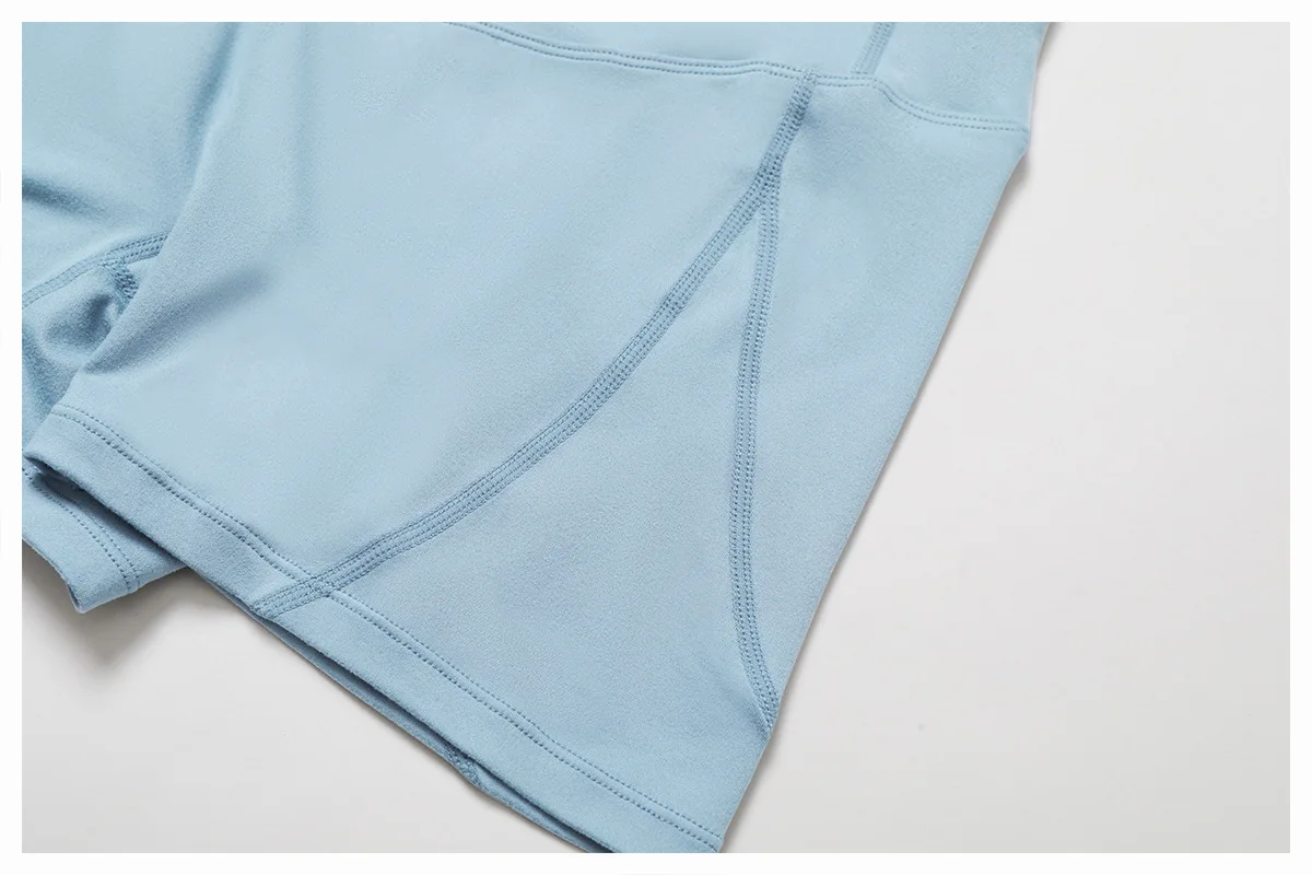 2025 New Yoga Shorts For Women High Waist Lift Sports Outerwear Running Workout Shorts 9152