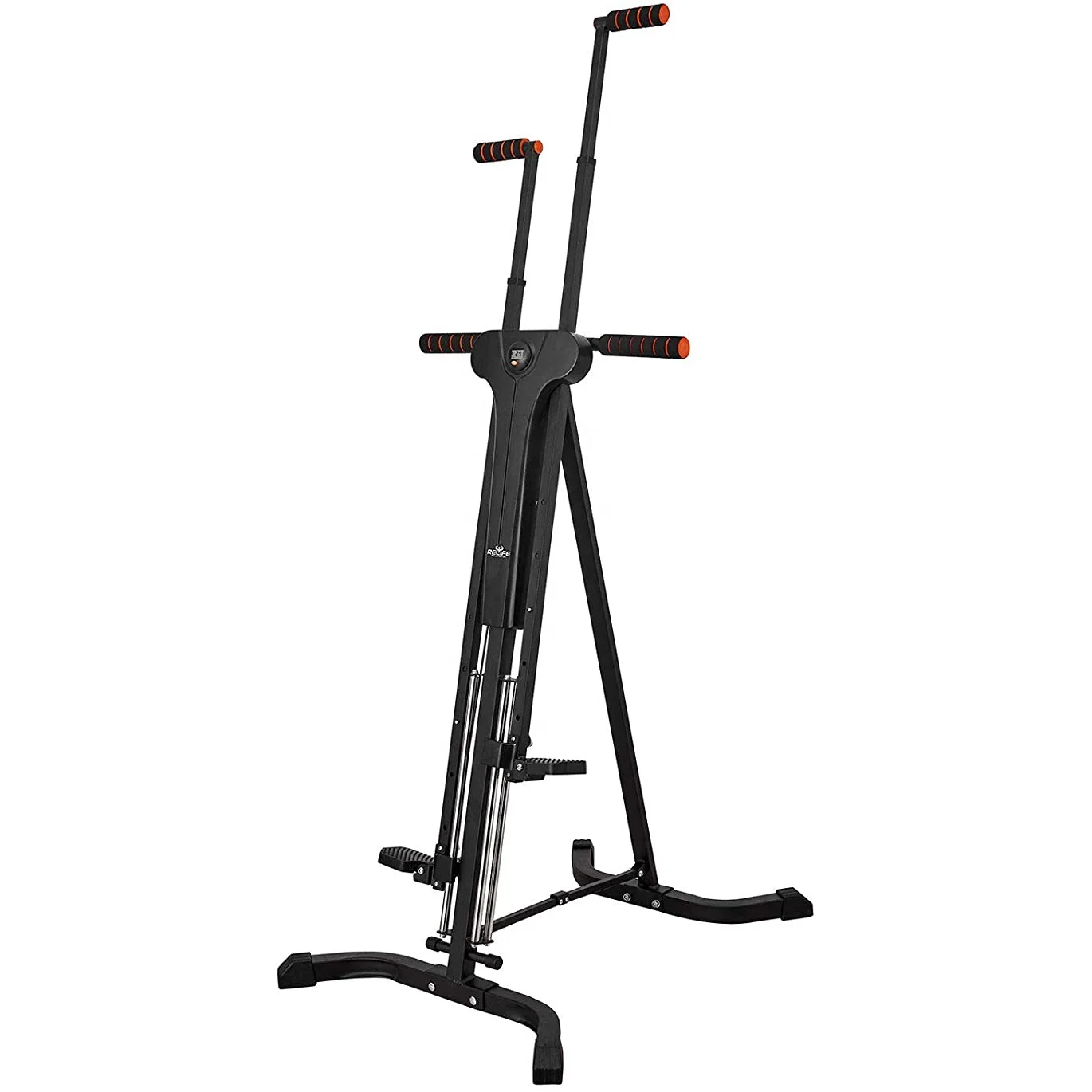 

Vertical Climber for Home Gym Folding Exercise Cardio Workout Machine Stair Master Fitness Set