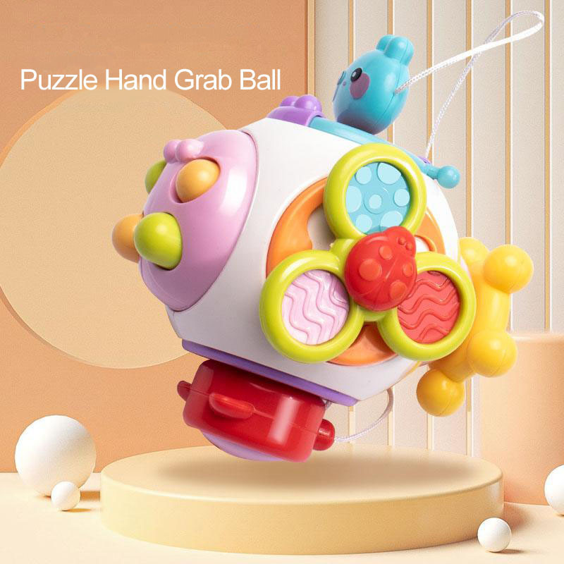 Infant Puzzle Early Education Toys Multifunctional Busy Ball for Montessori Baby Training Busy Hand Grasping Ball Baby Busy Ball