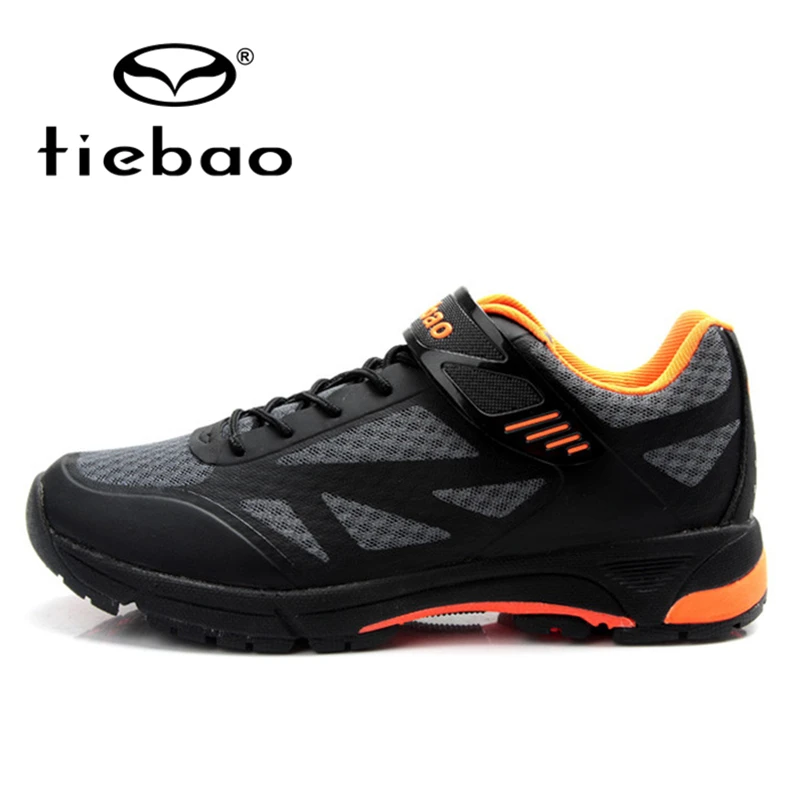 TIEBAO Professional Leisure Cycling Bicycle Shoes Men Women Rubber Soles Self-locking Sports Shoes MTB Road Bike Sneakers