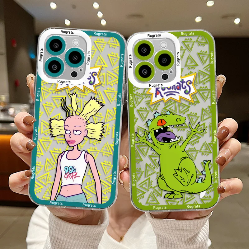 Cartoon Funny Rugrats Design Clear Soft TPU Phone Case