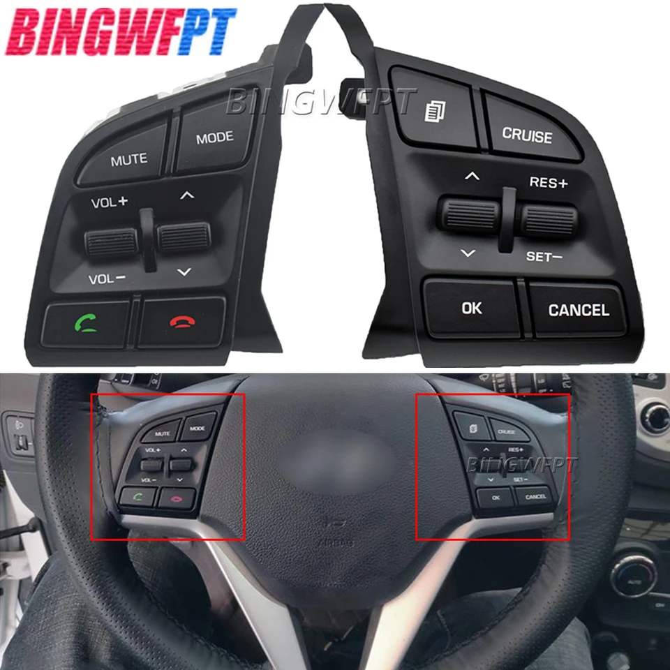 Lenkrad Tempomat Schalter Für Hyundai Tucson 2015-2019 - OEM 96720 D3200 Ersatz