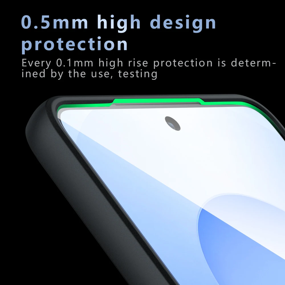 Skin Sensation Airbag Anti-Drop Protective Case Cover with Micropyle Back