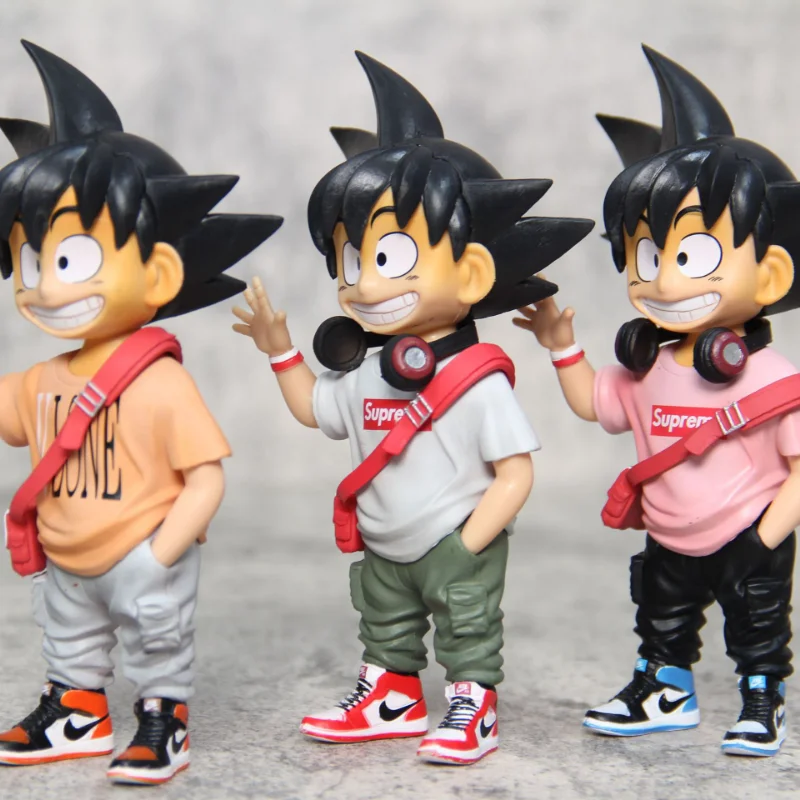 Bandai Anime Dragon Ball 14cm Son Goku Buu Kakarotto Basketball Figurine  Collectible Model Action Figure