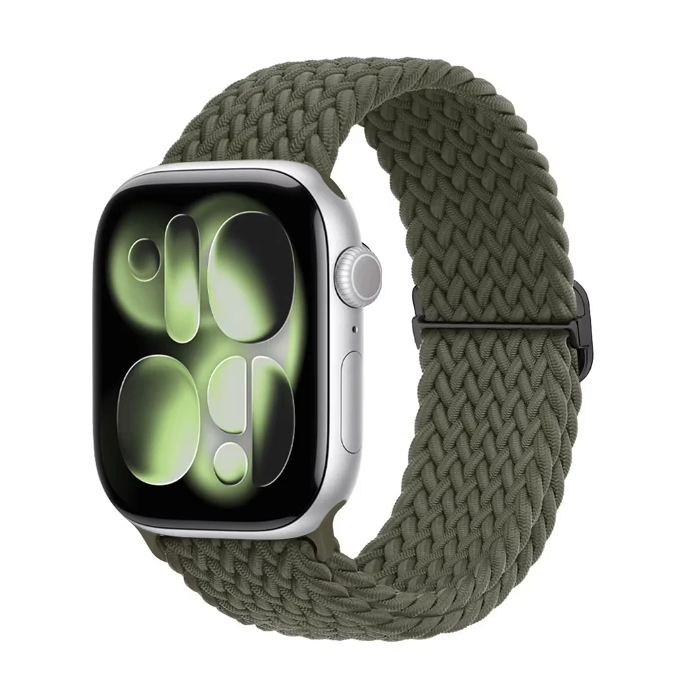 Elastic Braided Nylon Strap