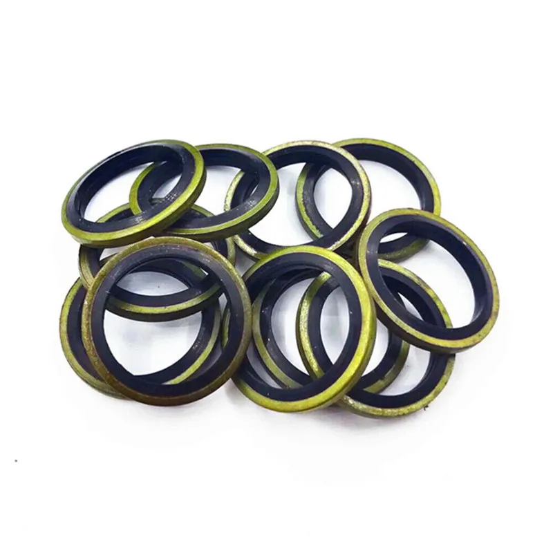 150/100pcs Bonded Seal Sealing Ring Assortment Kit Oil Drain Screw Combined Washer Seal Set M6 M8 M10 M12 M14 M16 M18 M20 M22 images - 6