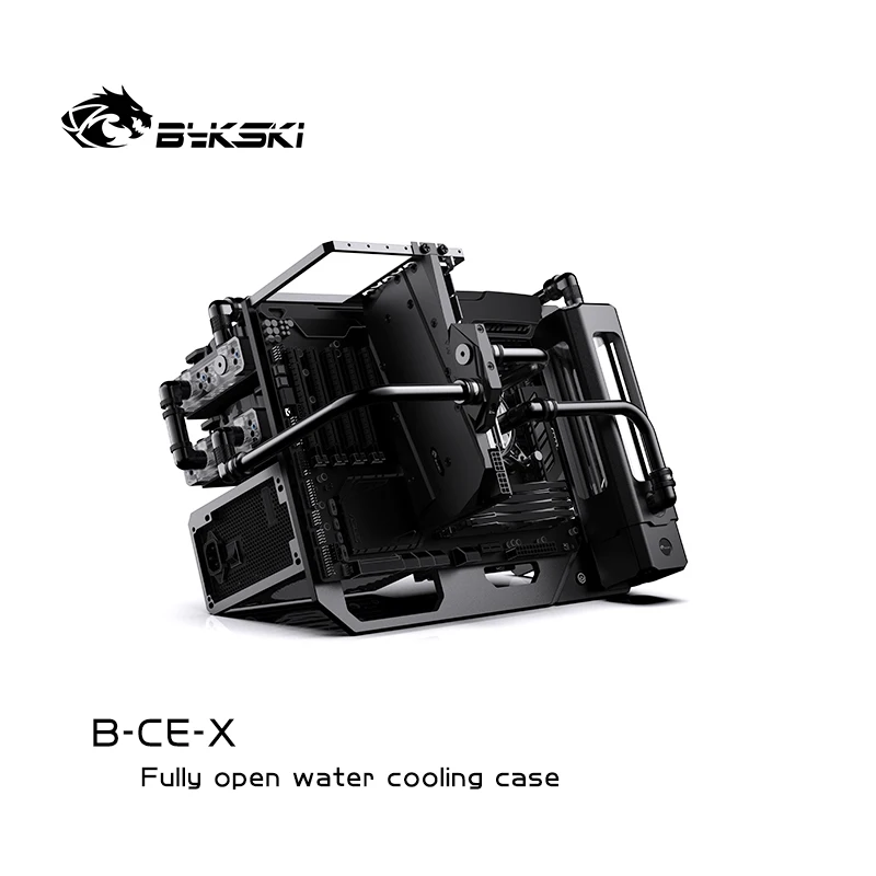 Granzon B-ce-x Quadro Aberto Chassis Distro Placa de Refrigeração Água Computador Case Vertical Horizontal Exibição Diy - Imagem 2