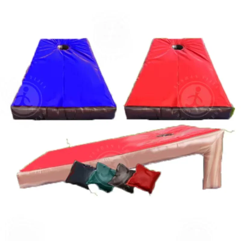 JWNew Design Giant Inflatable Cornhole Boards Inflatable Corn Hole Game Baseball Corn Hole for Team Building