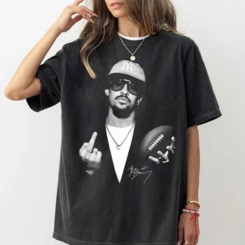 Bad Bunny Bowl 2026 Halftime Show Short Sleeves Cotton T-Shirt Bad Bunny Portrait Print T-Shirt Graphic Vintage Tee Tops 1