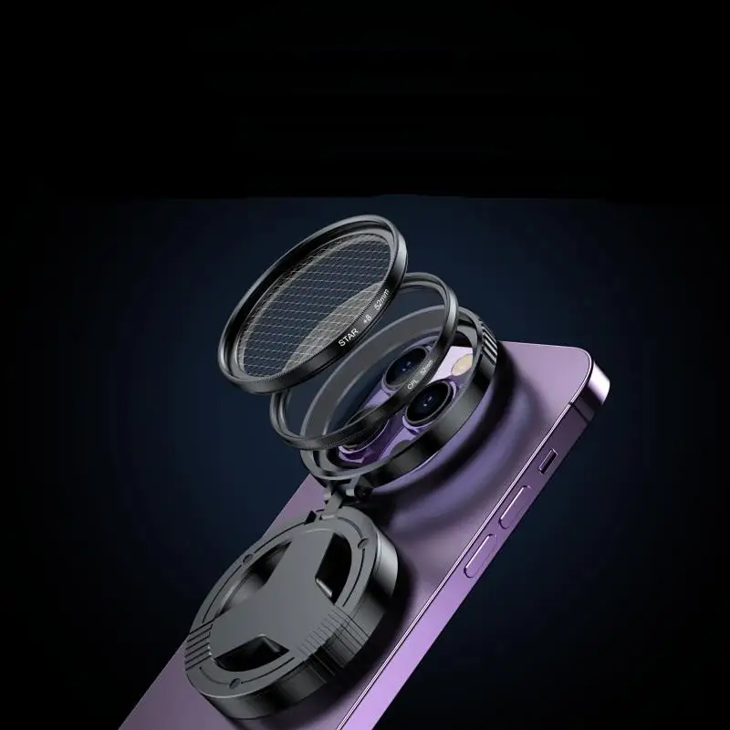 Obiettivo professionale per fotocamera del telefono, kit filtro CPL da 52 mm per Phone 16, clip magnetica per obiettivo con polarizzatore circolare. - Image 5