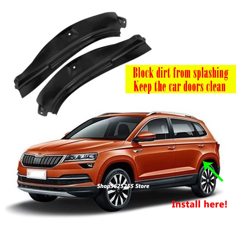 Für Skoda Karoq 2020 2021 2022 Zubehör Auto Kotflügel Anti-Schmutz Schutz  Abdeckung Fender Hinten Reifen Protector Mat 2016 2018 2019 - AliExpress