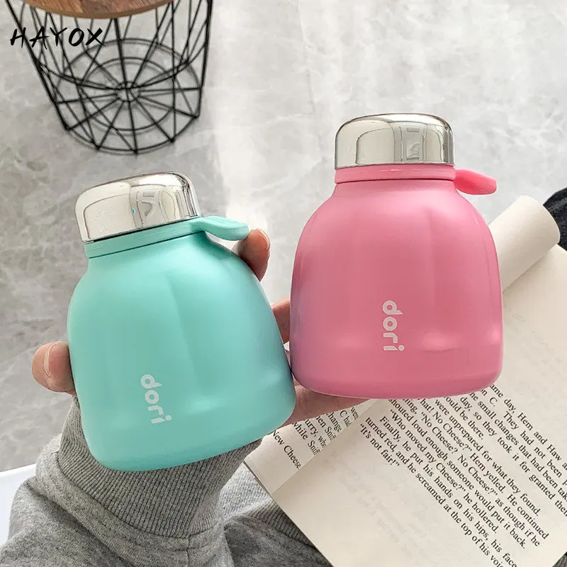 Mini Bouteille Thermos En Acier Inoxydable Avec Corde, 250ml