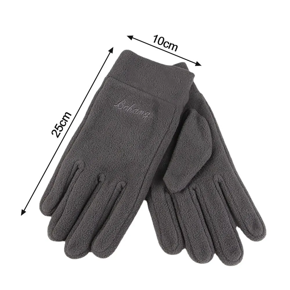 New Fashion Riding Driving Gloves Autumn Winter Outdoor Sport Thick  Full Finger Mittens Men Gloves Women Gloves