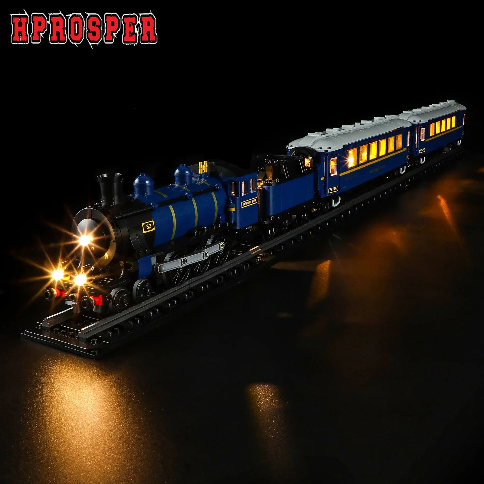 

Hprosper 5V LED Light for 21344 The Orient Express Train Decorative Lamp With Battery Box(Not Include Lego Building Blocks Set)