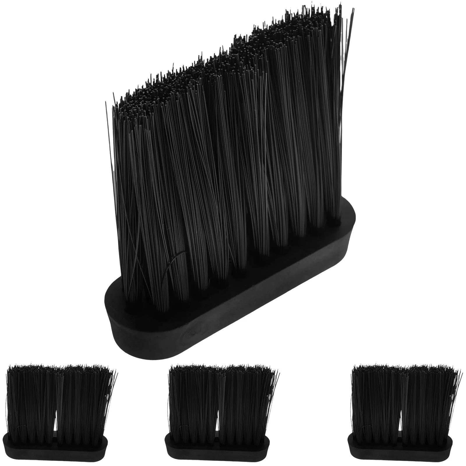 

4 Pcs Fireplace Cleaning Brush Grilling Accessories Broom for Fireplace+tools Plastic Replacing Dust
