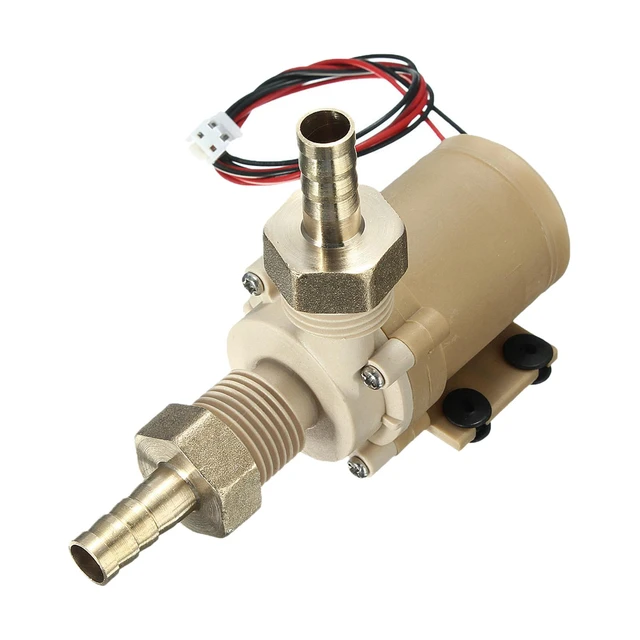 DC 12V Hot Water Circulation Pump, Low Noise Brushless Motor Submersible  Water Pump for Marine - AliExpress