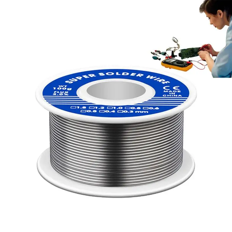 

Electrical Soldering Wire Melting Point 183-245 Silver Soldering Wire DIY Accessories For Electronic Product Phone Repair