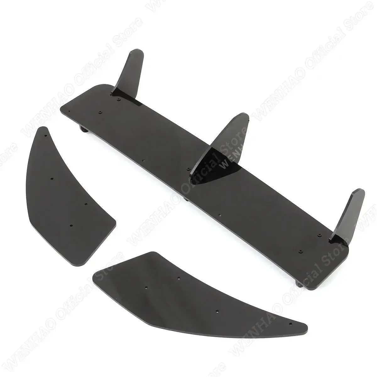 Car Rear Bumper Diffuser Rear Side Splitters Spoiler Lip For VW Volkswagen Golf 7 VII MK7 R R-Line 2013 -