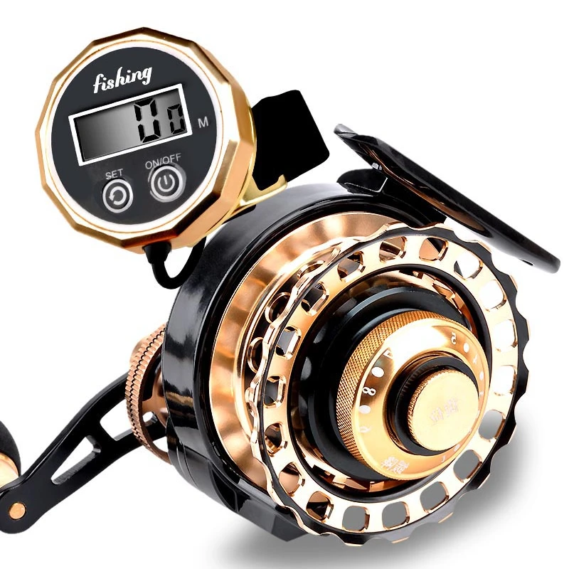 Raft Wheel Fish Line Reel Ocean Boat Fishing Reel With Electric Power Line Counting Multiplier 4.3:1 Carretilha Pesca Molinete|Fishing Reels| - AliExpress