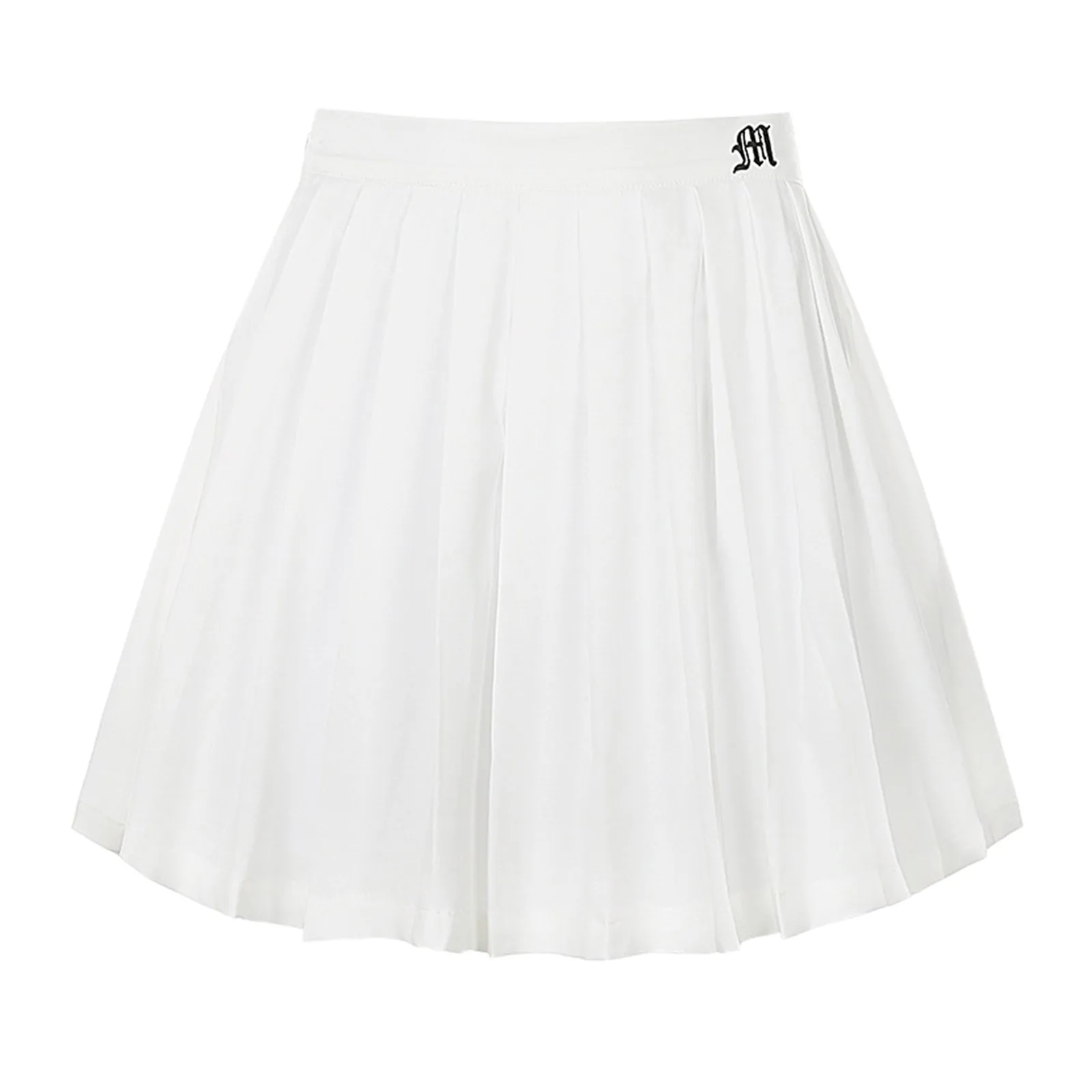 Sommerlicher Gothic Plissee-Minirock