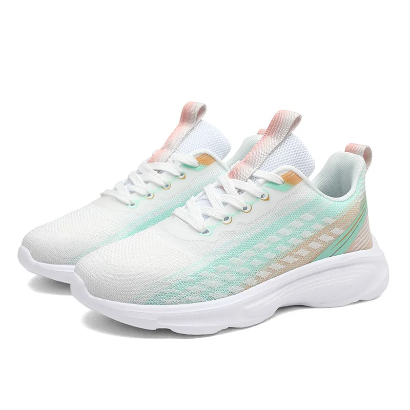 2023 Summer Fashion Mesh Breathable Sneakers Women Platform Casual Sport Shoes Women Comfort Running Shoes Women Shoes