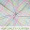 Spring Watercolor Buffalo Plaid Rectangle Tablecloth Wedding Party Decor Kitchen Dining Waterproof Table Cloths Home Decorations 5