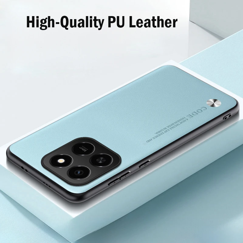 Luxury PU Leather Shockproof Silicone Phone Case Cover - Premium Back Cover Coque