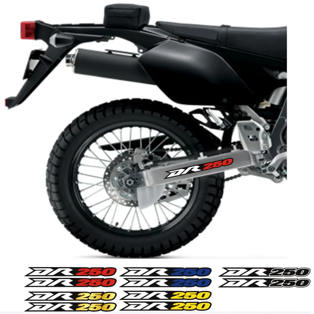 SwingArmChainDriveShaftboxReflectionStickersDecorateForSuzukiDR250DR250SEDR250SL