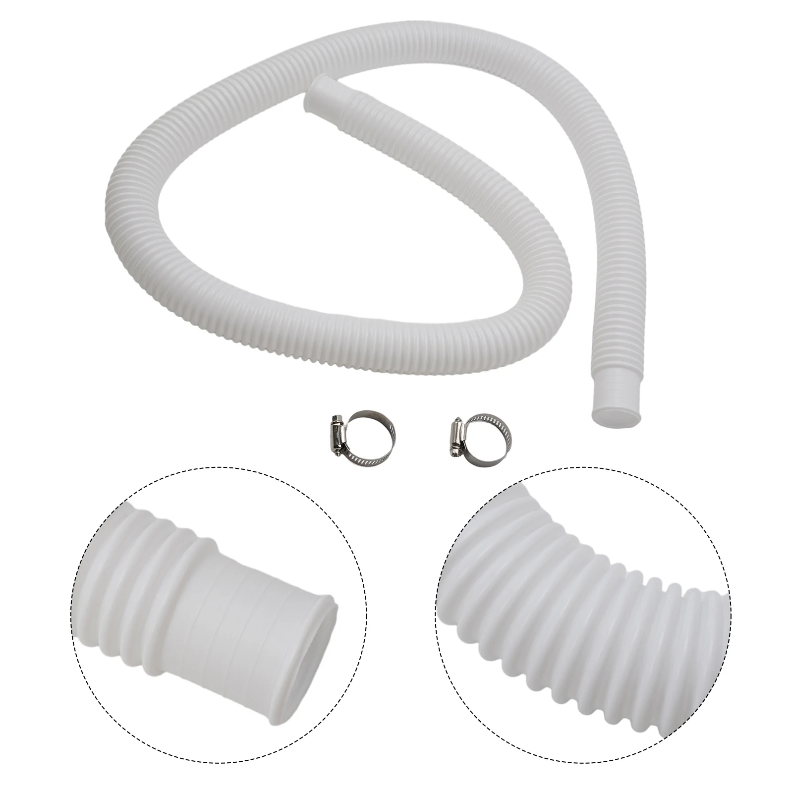 

Pipe Hose Plastic Swimming Pool 59\\\\\\\" Long Accessory Dia 1.25 Inch For Intex For Pump/Filter/Heater Hose Durable